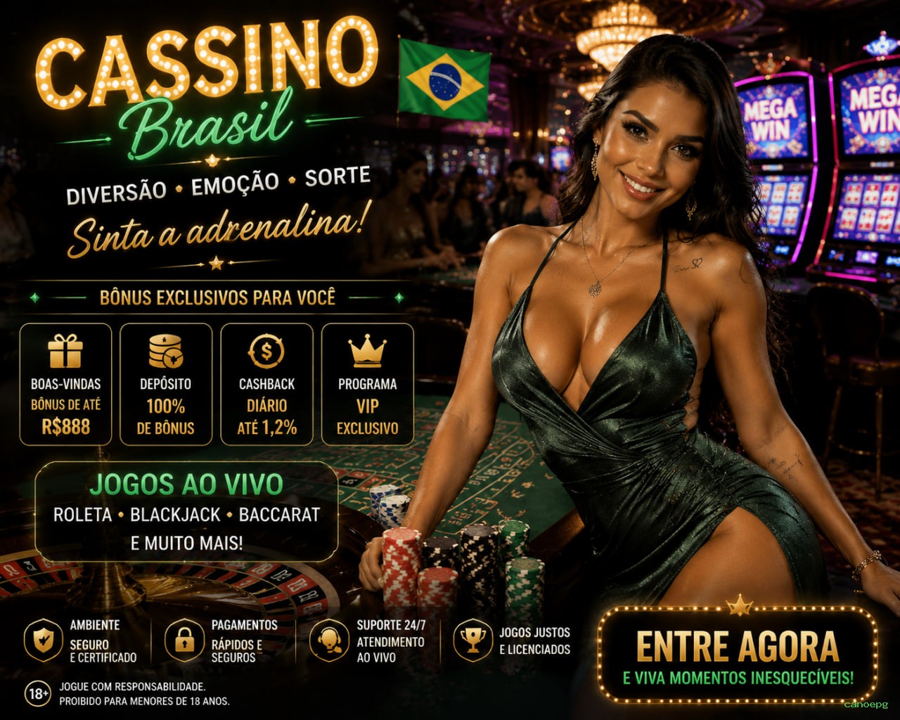 Cassino ao vivo da canoepg com dealers reais